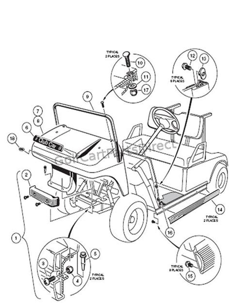 club car ds parts diagram